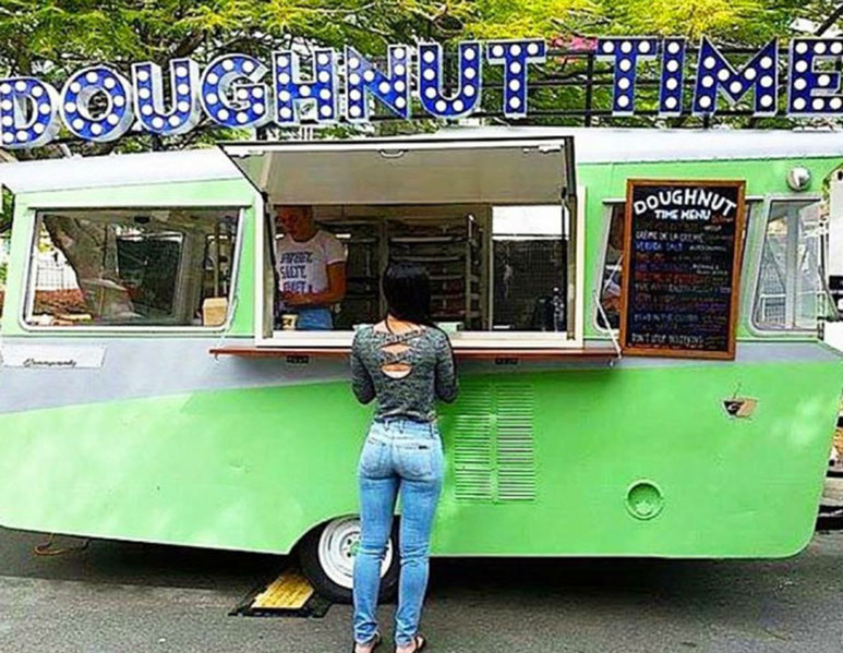 Doughnut time - a local favourite van food